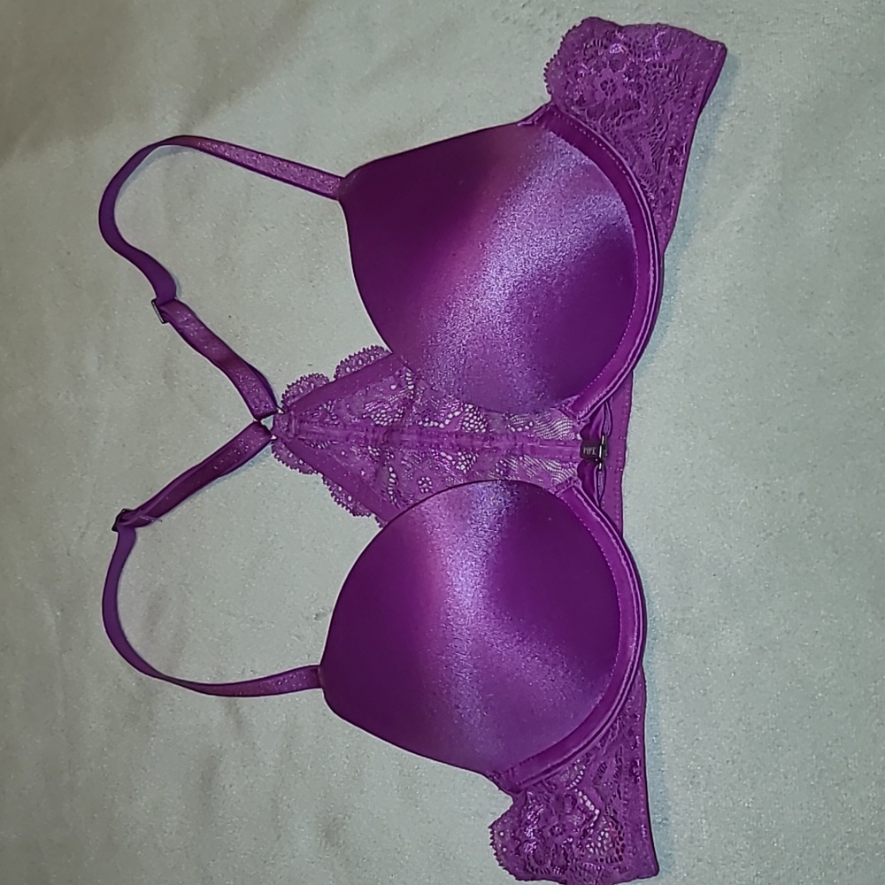 Victoria's Secret Pink push-up racerback bra 34AA